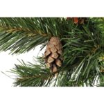 Dekoracyjna Gałązka Świąteczna ze Szyszkami - Zielony Świerk, 60cm - obrazek 3