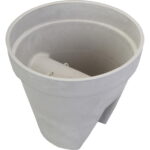 Donica na balustradę Goliat w kolorze jasnoszarym, odporna na warunki atmosferyczne - obrazek 3