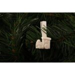 Zestaw 8 Klamerek z Figurkami Pociągów 4.5 cm - Kolor Biały - obrazek 2