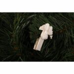 Zestaw 8 klamerek aniołki 4.5 cm białe - obrazek 2