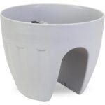 Doniczka na Balustradę Mrozoodporna i UV-Odporna Szara 20x26 cm LS7001S/Szary