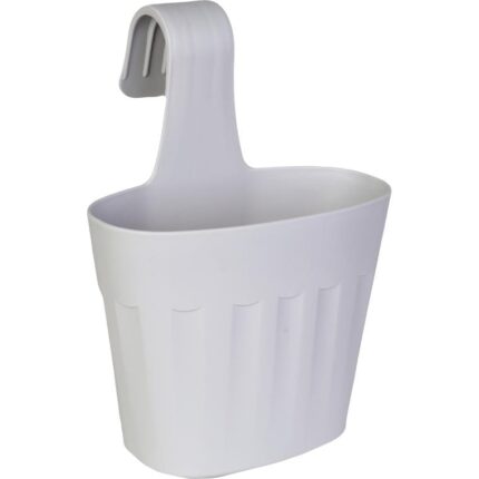 Doniczka balkonowa ochronna przed promieniowaniem UV, szara 34x27 cm