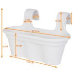 Doniczka Balustradowa Trio Szara - Odporna Na Warunki Atmosferyczne - obrazek 3