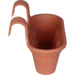 Triple Doniczka na Balustradę Odporna na Warunki Atmosferyczne - obrazek 2