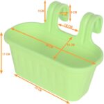 Doniczka Balustradowa Dwukomorowa Szara o Wysokiej Odporności na Warunki Atmosferyczne - obrazek 3