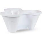 Donica wielopoziomowa na rośliny, warzywa i kwiaty, odporna na warunki atmosferyczne, biała