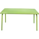 Zielony Stół Loftowy o Ponadczasowym Designie z Metalu