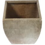 Donica Trapezowa z Wytrzymałego Tworzywa w Kolorze Betonu L - obrazek 3