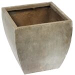 Donica Trapezowa z Wytrzymałego Tworzywa w Kolorze Betonu L