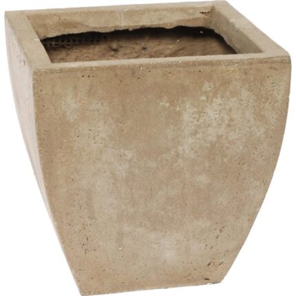 Donica Trapezowa Betonowa z Tworzywa Sztucznego, Szaro-Beżowa, Odporna na Warunki Atmosferyczne