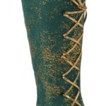 Ozdoba bożonarodzeniowa zawieszka welurowy KOZACZEK ZIELONY  18 cm - obrazek 2