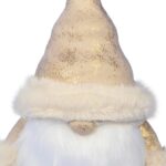 Świąteczny Skrzat Stróż Skandynawski 26cm w Kolorze Złotym - obrazek 2