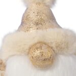 Złoty Skrzat Świąteczny na Szczęście 17cm - Skandynawski Talizman Domowy - obrazek 2