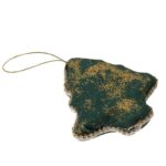 Ozdoba bożonarodzeniowa zawieszka welurowa CHOINKA 10 cm - obrazek 2