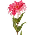 Różowa Cynia - Gałązka Dekoracyjna 75 cm - obrazek 2