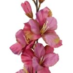 Gałązka gladioli w kolorze różowym z listkami - obrazek 3