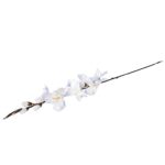 Gałązka Sztucznej Gladioli w Kolorze Białym, 70 cm - obrazek 3