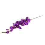 Gałązka Sztucznego Kwiatu Gladiola Fioletowego - 70 cm - obrazek 3