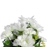 Bukiet Sztucznych Gerber Białych 12 Sztuk - Dekoracja o Wysokości 45 cm - obrazek 2