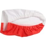 Biało-Czerwone Pokrowce na Lusterka Samochodowe w Barwach Polski - Zestaw 2 Sztuk - obrazek 2