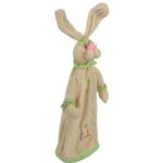 Zając pluszowy stojący na teleskopach 45cm zielony - obrazek 2