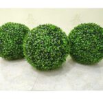Sztuczna Kula z Bukszpanu 50cm - Dekoracja Ogrodowa i Wnętrzarska - obrazek 3
