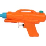 Pistolet na Wodę Mini 12x9 cm Pomarańczowy z Psikawką i Zamykanym Pojemnikiem