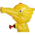 Żółty Mini Pistolet na Wodę Słonik 11cm - Wysokiej Jakości Zabawka na Śmigus-Dyngus - obrazek 2