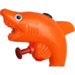 PISTOLET NA WODĘ PSIKAWKA 10cm REKIN POMARAŃCZOWY - obrazek 2