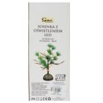 Drzewko Świetlne Modrzew 30 cm z 20 LED - Dekoracja Wewnętrzna na Baterie - obrazek 3