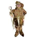 Pierrot animowany w kolorze brązowo-miodowym