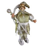 Pierrot animowany w kolorze kremowo-złotym