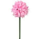 Sztuczny Kwiat Czosnek w Kolorze Jasnego Różu o Wysokości 78 cm