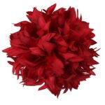 Sztuczny kwiat - Czerwony czosnek, długość 78cm - obrazek 3