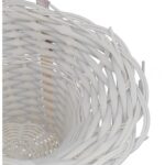 Wielkanocny Koszyk do Święcenia i Dekoracji Wiosennej, Biały, 30 cm - obrazek 2
