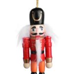 DZIADEK DO ORZECHOW FIGURKA DREWNIANA ZAWIESZKA 12,5 CM NR 1 - obrazek 2