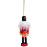 DZIADEK DO ORZECHOW FIGURKA DREWNIANA ZAWIESZKA 12,5 CM NR 1 - obrazek 3