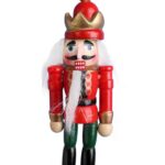 DZIADEK DO ORZECHOW FIGURKA DREWNIANA ZAWIESZKA 12,5 CM NR 5 - obrazek 2