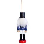 DZIADEK DO ORZECHOW FIGURKA DREWNIANA ZAWIESZKA 12,5 CM NR 4 - obrazek 3