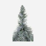 Choinka Sztuczna GOLIAT OLA HOLO 90 cm Zielono-Biała z Holograficznym Wplotem, Wyprodukowana w Polsce - obrazek 3