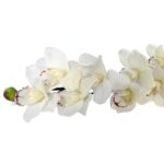Storczyk Biały Dekoracyjny - Kwiat Sztuczny o Naturalnym Wyglądzie, Wysokość 98 cm - obrazek 3