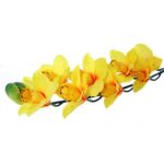 Storczyk Dekoracyjny o Wyglądzie Naturalnym, Kolor Żółty, Wysokość 98 cm - obrazek 3