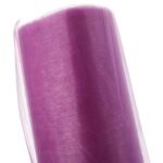 Organza Fioletowa do Dekoracji i Kompozycji Florystycznych - 12cm x 9m - obrazek 2