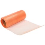 Pomarańczowa Organza do Dekoracji Florystycznych i Świątecznych, 12 cm x 9 m - obrazek 3