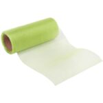 Zielona Organza do Dekoracji o Szerokości 12 cm i Długości 9 m - obrazek 3