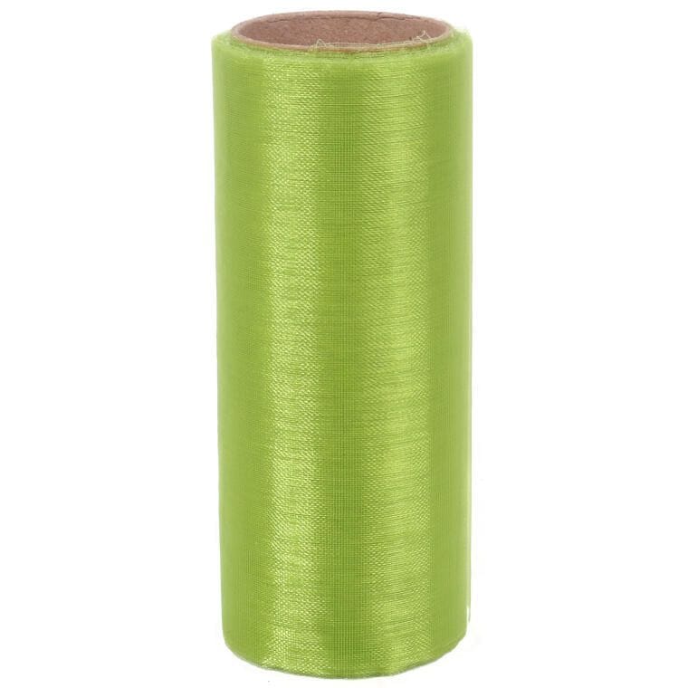 ORGANZA-NR-1-ORG1Z Zielona Organza do Dekoracji o Szerokości 12 cm i Długości 9 m - obrazek 1