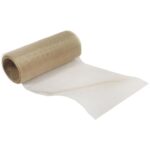 Beżowa Organza do Dekoracji i Kompozycji Florystycznych - 12 cm x 9 m - obrazek 3