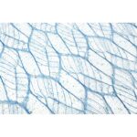 ORGANZA GRANATOWA Z NADRUKIEM  BROKATOWYM 0,50 x 10 m - obrazek 3