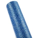 Niebieska Organza Brokatowa do Dekoracji i Kompozycji Kwiatowych 0,50 x 10 m - obrazek 3