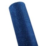 Świecąca organza tiulowa z siateczki niebieska - obrazek 3